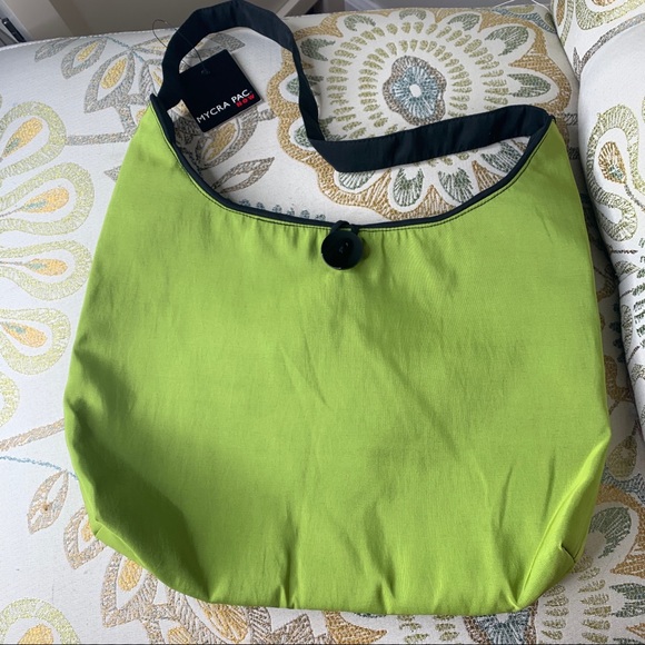 Mycra Pac Handbags - New! Mycra Pac Now Bag Lime Green Shoulder Bag